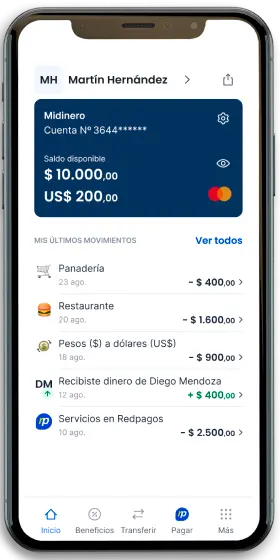 Transferencia MiDinero